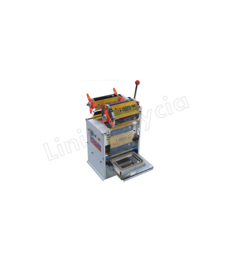 Zamykarka zgrzewarka tacek catering DY2014A 200x140mm LINIA SZYCIA