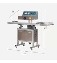 Zgrzewarka indukcyjna platynek przepływowa 20-130mm LGYF-2000BX S/S przepływowa LINIA SZYCIA
